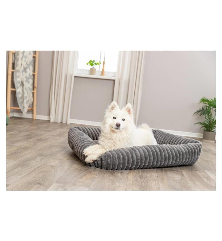 TRIXIE - Hunde-Bett Lonni Grau, 100 cm x 70 cm