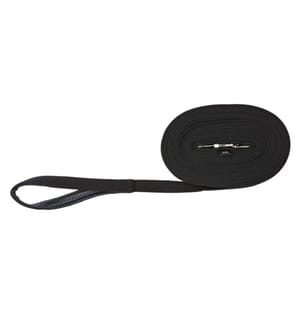 TRIXIE - Longe sangles 15 m / 20 mm, noir