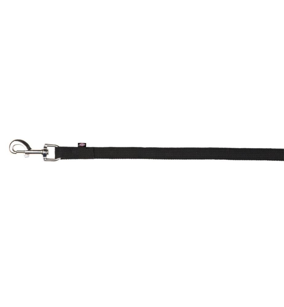 TRIXIE - Schleppleine Gurtband 15 m / 20 mm, Schwarz