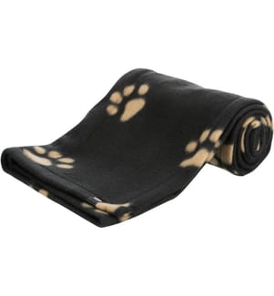 TRIXIE - Hunde-Fleecedecke Beany 100 x 70 cm, Schwarz