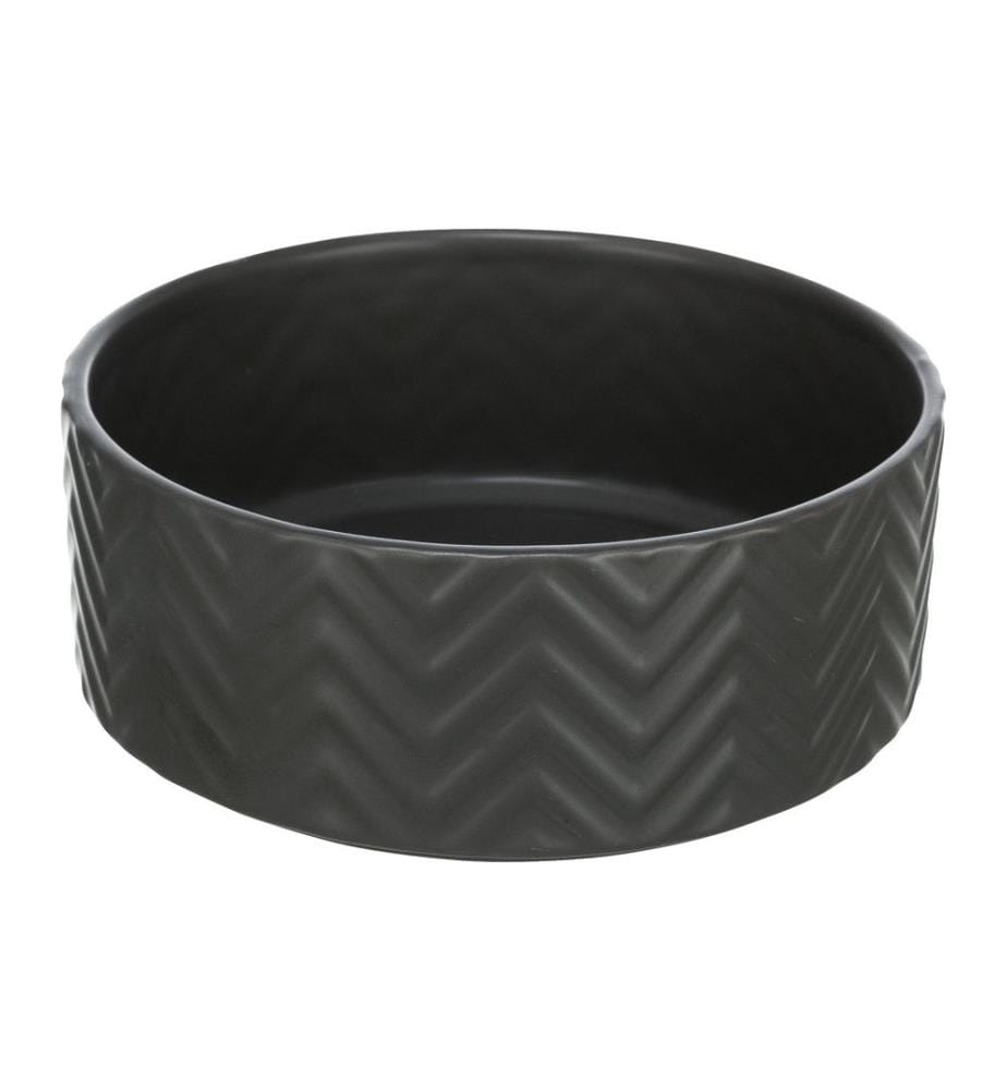 TRIXIE - Keramiknapf ø 16 cm, 0.9 l, Schwarz