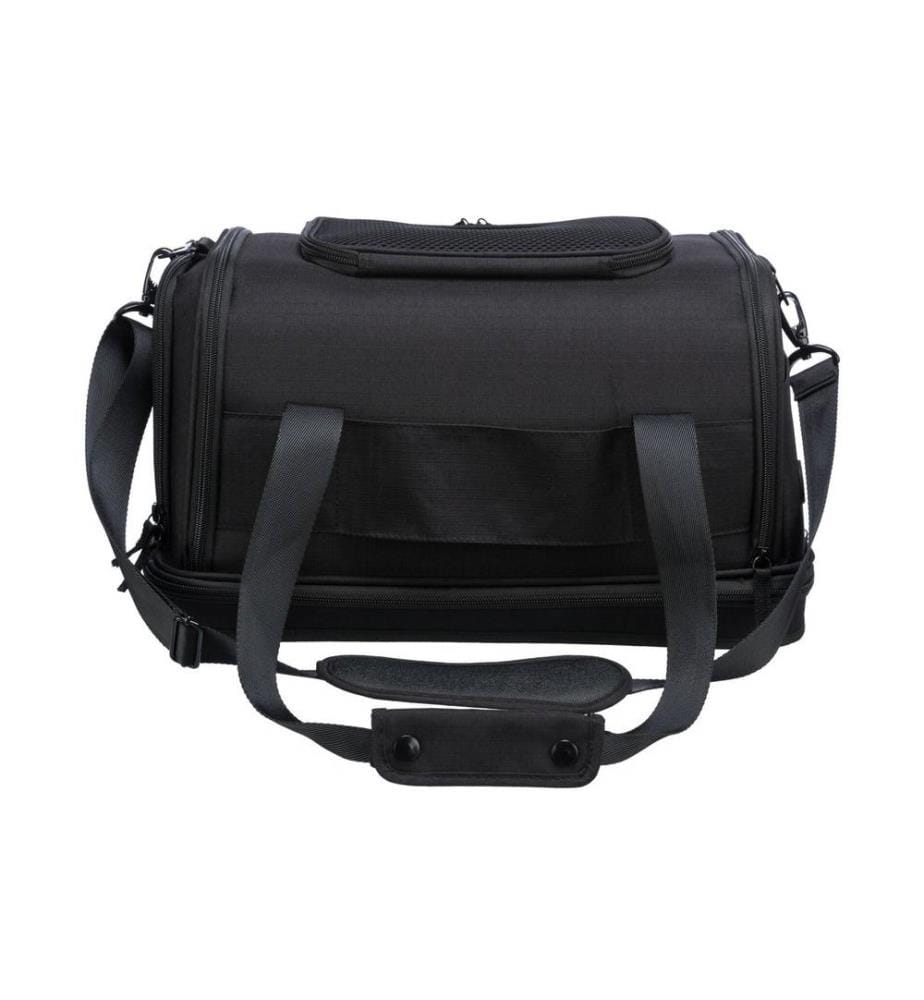 TRIXIE - Tiertransport-Tasche Airline Plane, 28 x 25 x 44 cm, Schwarz
