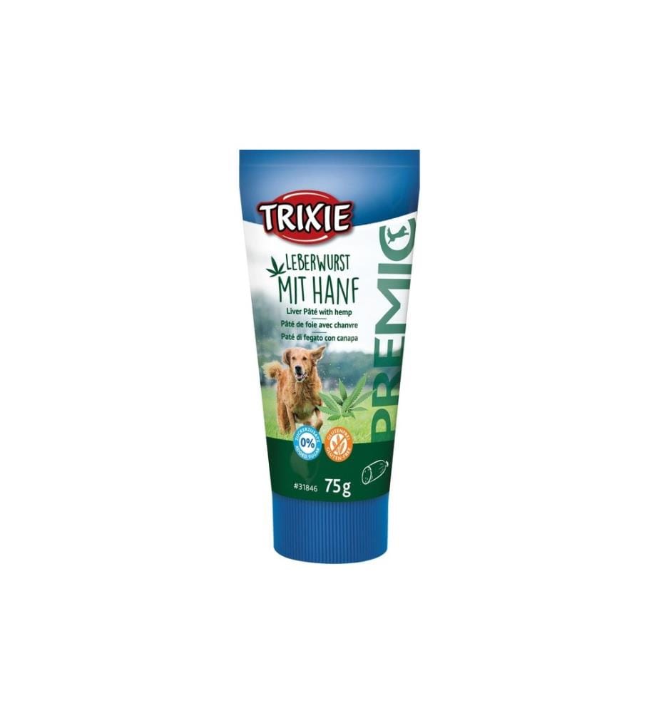 TRIXIE - Leberwurst mit Hanf, 75 g