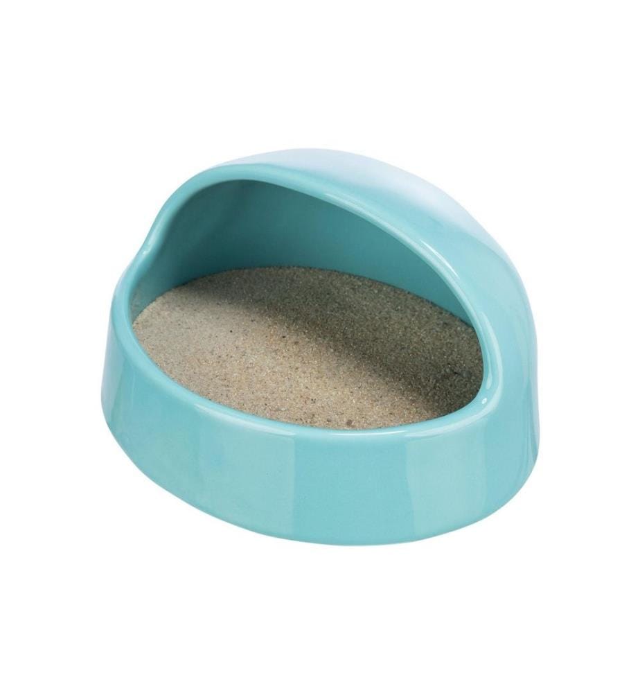 TRIXIE - Bain de sable 16 x 8 x 14 cm, turquoise