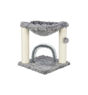 TRIXIE - Kratzbaum Baza mit Bürste, 50 cm, Grau