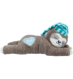 TRIXIE - Hunde-Spielzeug Junior Faultier mit Herzschlag, 34 cm, Braun