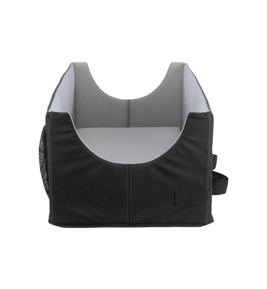 TRIXIE - Autositz Doppelt, 80 × 28 × 39 cm, Schwarz/Grau