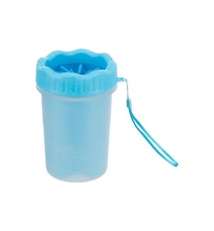 TRIXIE - Pfotenreiniger, M-L, Silikon/PP, Blau