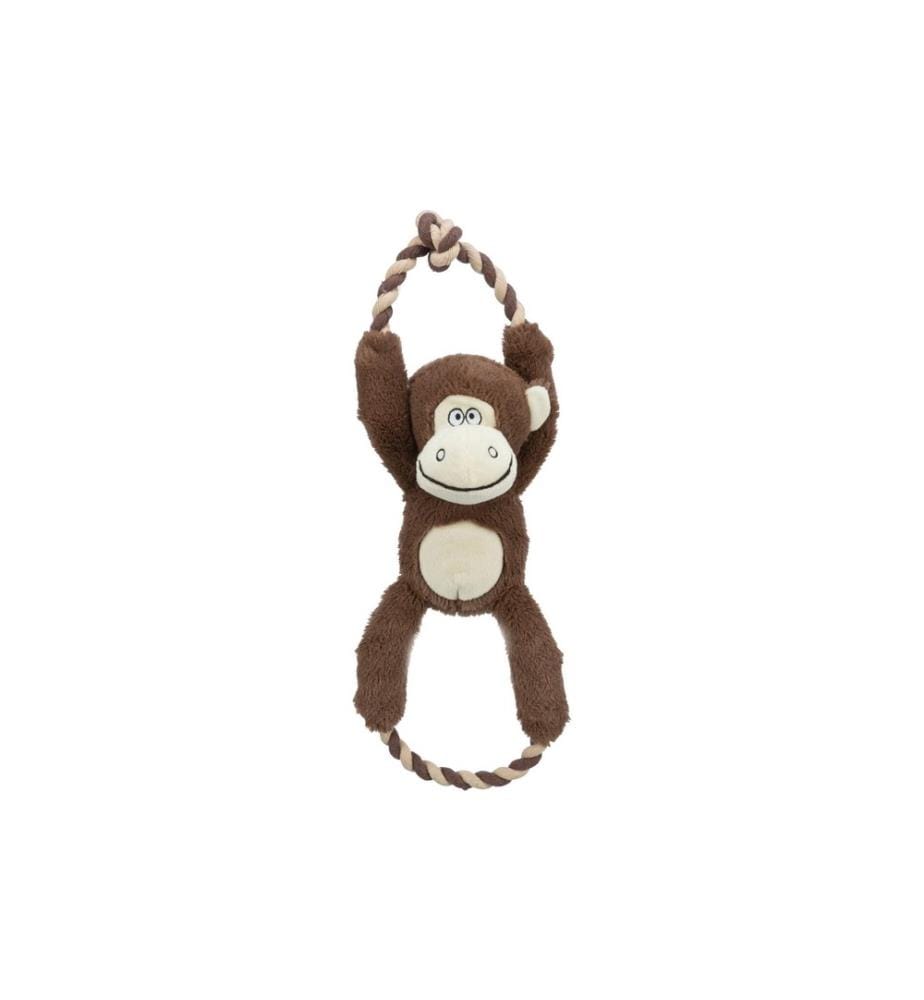 TRIXIE - Hunde-Spielzeug Affe, 40 cm, Braun
