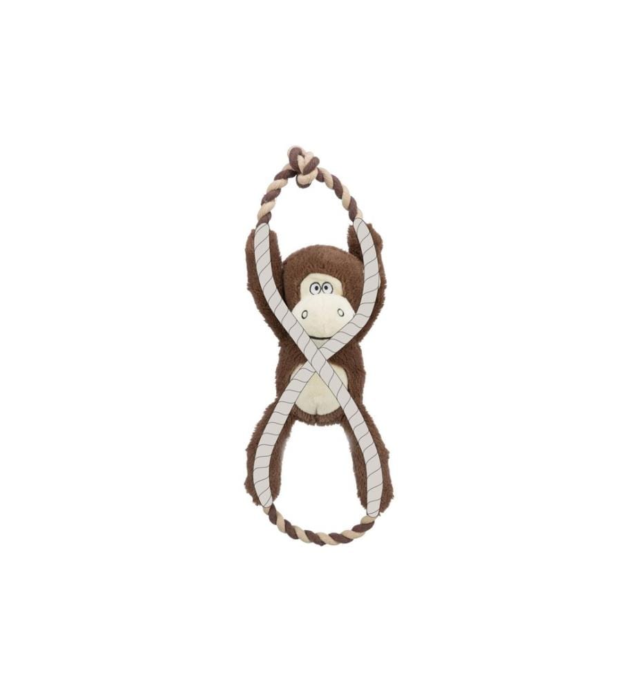 TRIXIE - Hunde-Spielzeug Affe, 40 cm, Braun