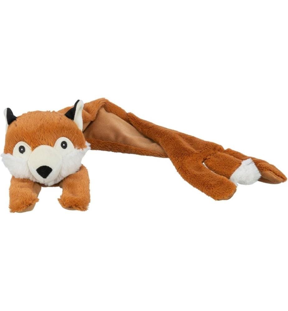 TRIXIE - Hunde-Spielzeug Schlenker-Fuchs, 50 cm, Braun