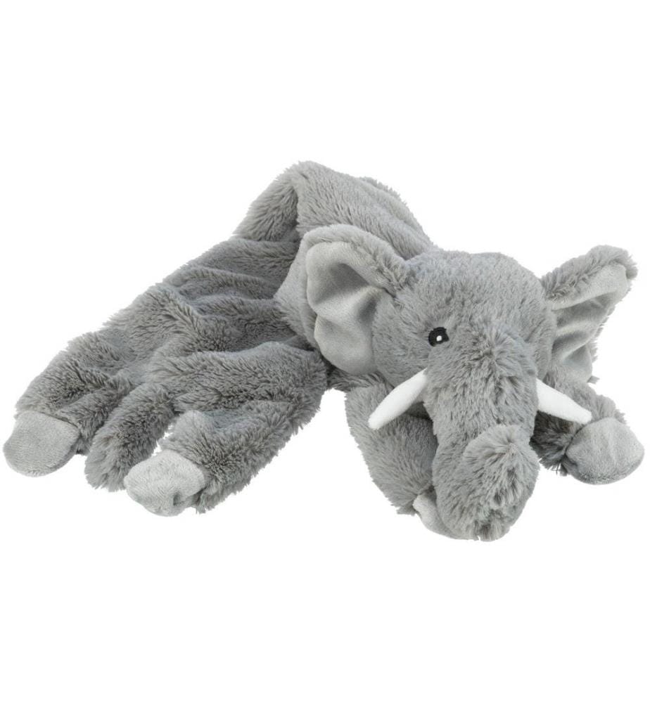 TRIXIE - Hunde-Spielzeug Schlenker-Elefant, 50 cm, Grau