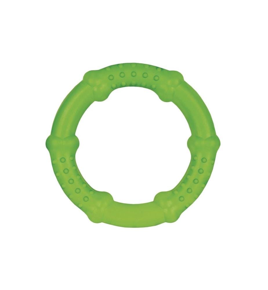 TRIXIE - Schwimmspielzeug Ring aus Naturgummi ø 16 cm