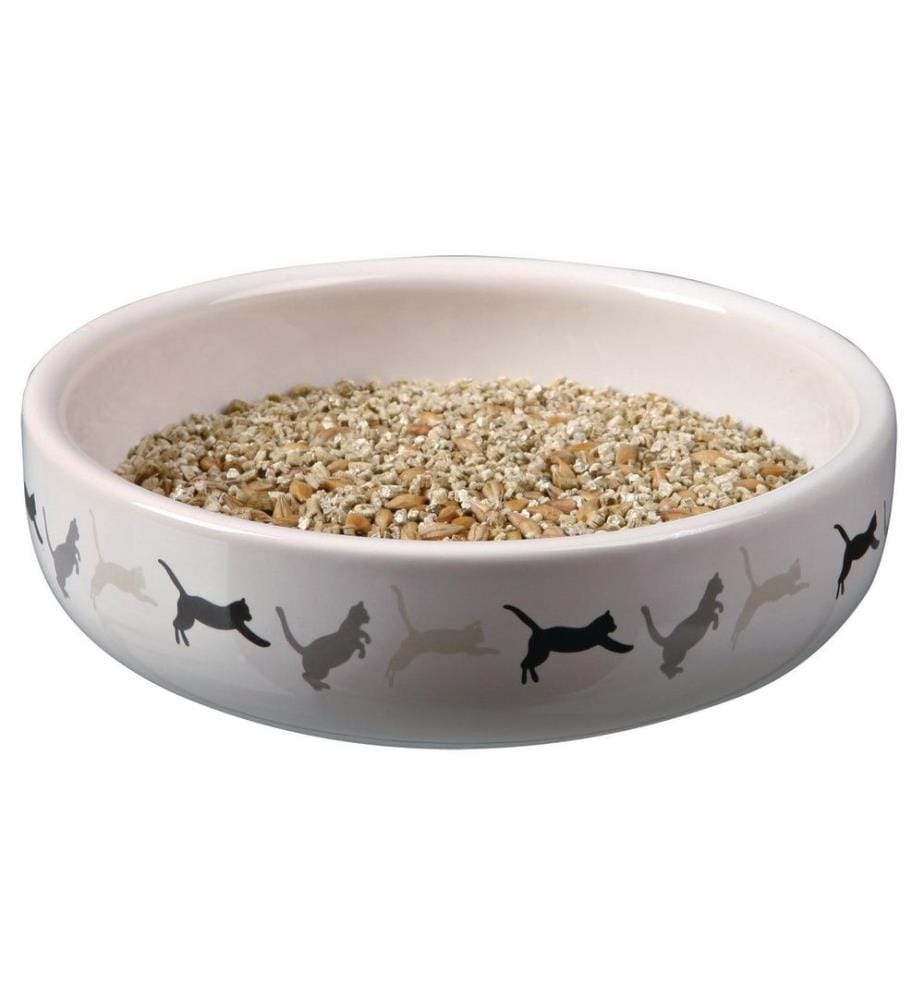 TRIXIE - Katzengras mit Keramikschale 50 g