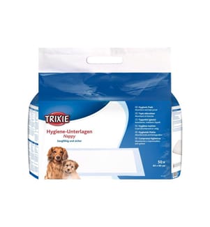 TRIXIE - Welpen-Unterlage Nappy-Stubenrein 60 x 60 cm, 50 Stück