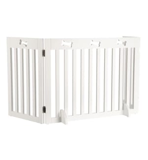 TRIXIE - Absperrgitter 3-teilig, 82 - 124 × 61 cm, Weiss