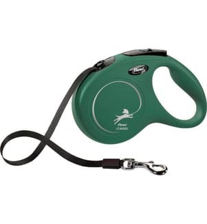 TRIXIE - Hundeleine flexi Classic Olivgrün, S, 5 m