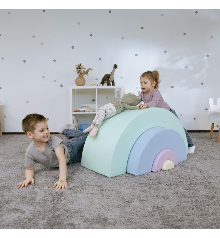 Soft Play Set Rainbow 4 Pastel