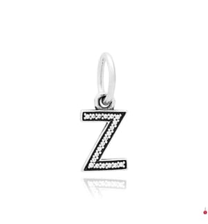 Charm Ciondolo Étincelante Alphabet Z - Argento