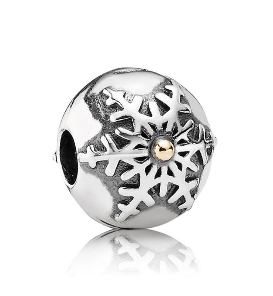 CharmClip Snowflake - Silver