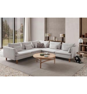 Divano angolare Flexy L - Crema