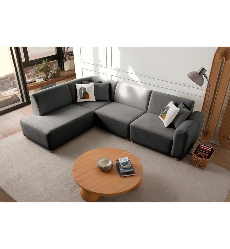 Ecksofa S-Loft Left - Anthrazit