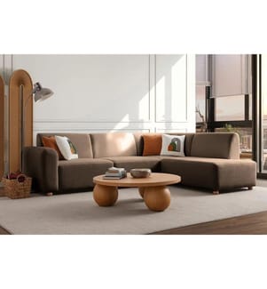 S-Loft Divano angolare destro - Marrone