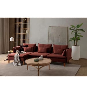 Divano angolare Flexy Relax - Tile Red