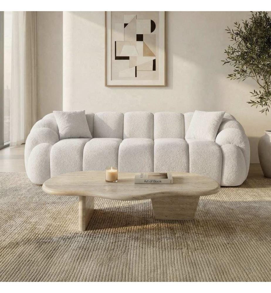 Octavio 3-Sitzer-Sofa - Weiss