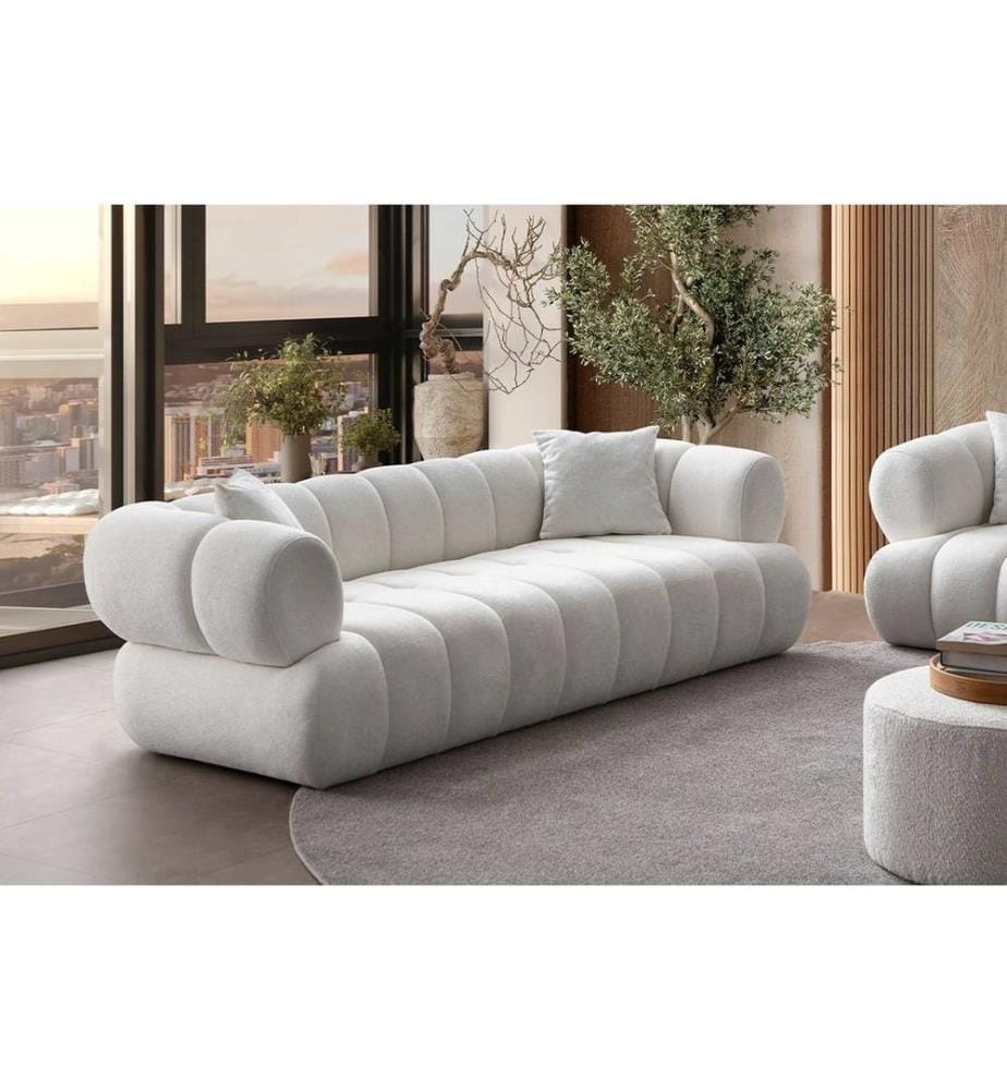 Petra 3-Sitzer-Sofa - Weiss