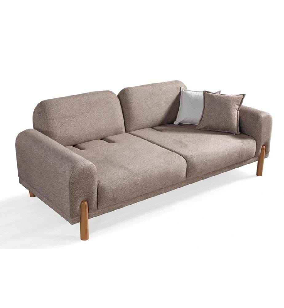 Divano letto a 3 posti Class Bohem - Marrone
