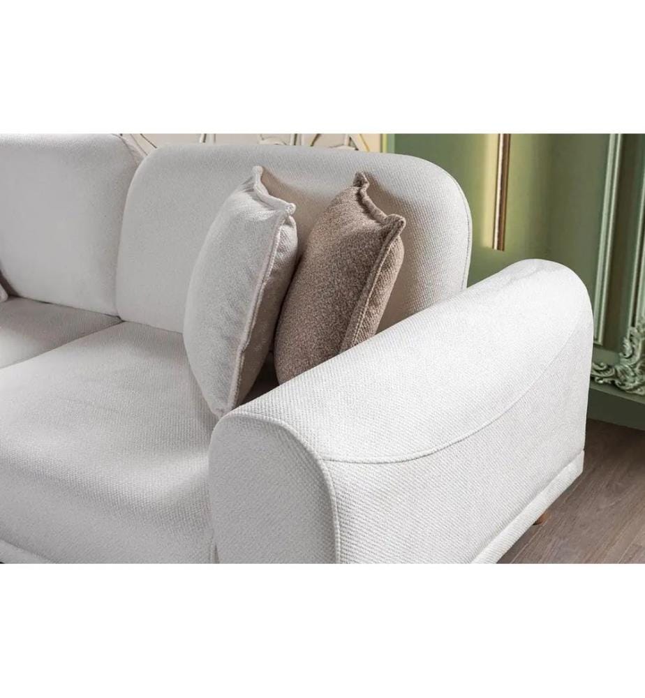 Divano letto a 3 posti Class Bohem - Crema