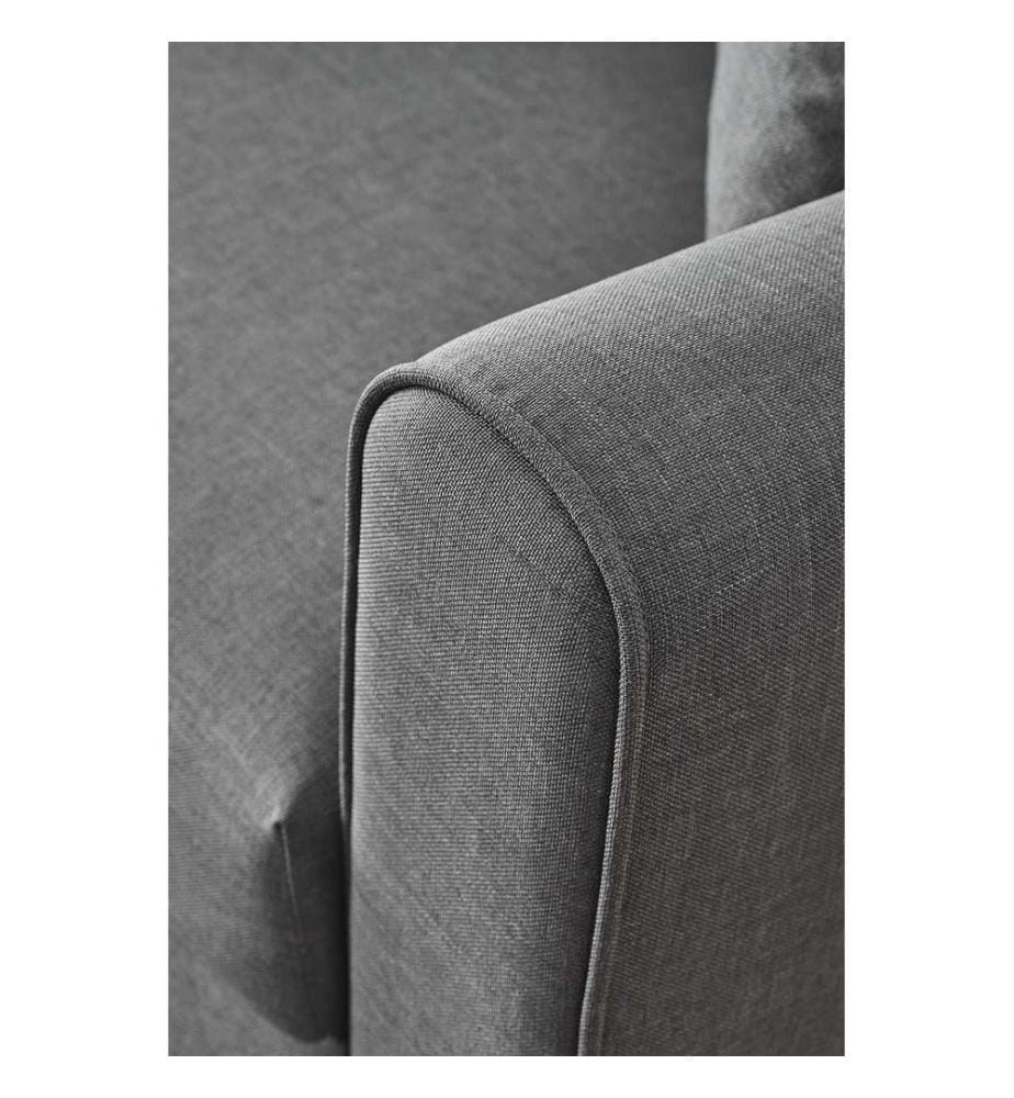 Divano letto 3 posti Flavia - Grigio scuro