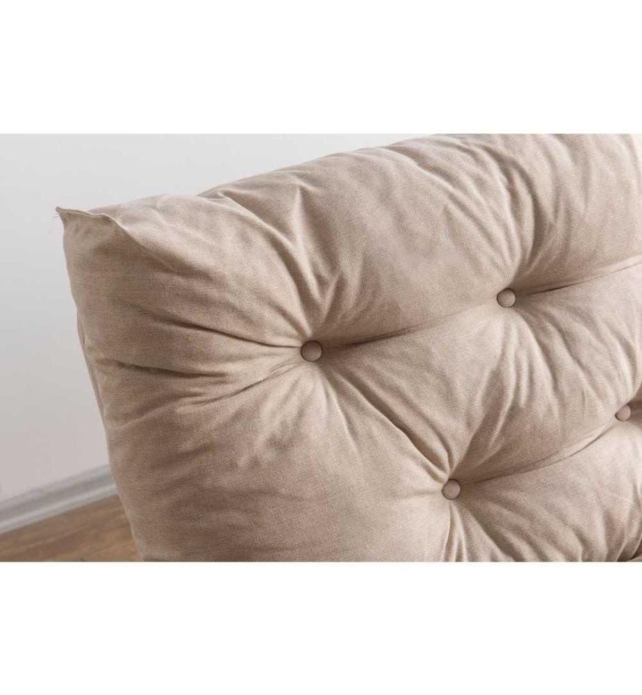Divano-letto 3 posti Saki - Crema
