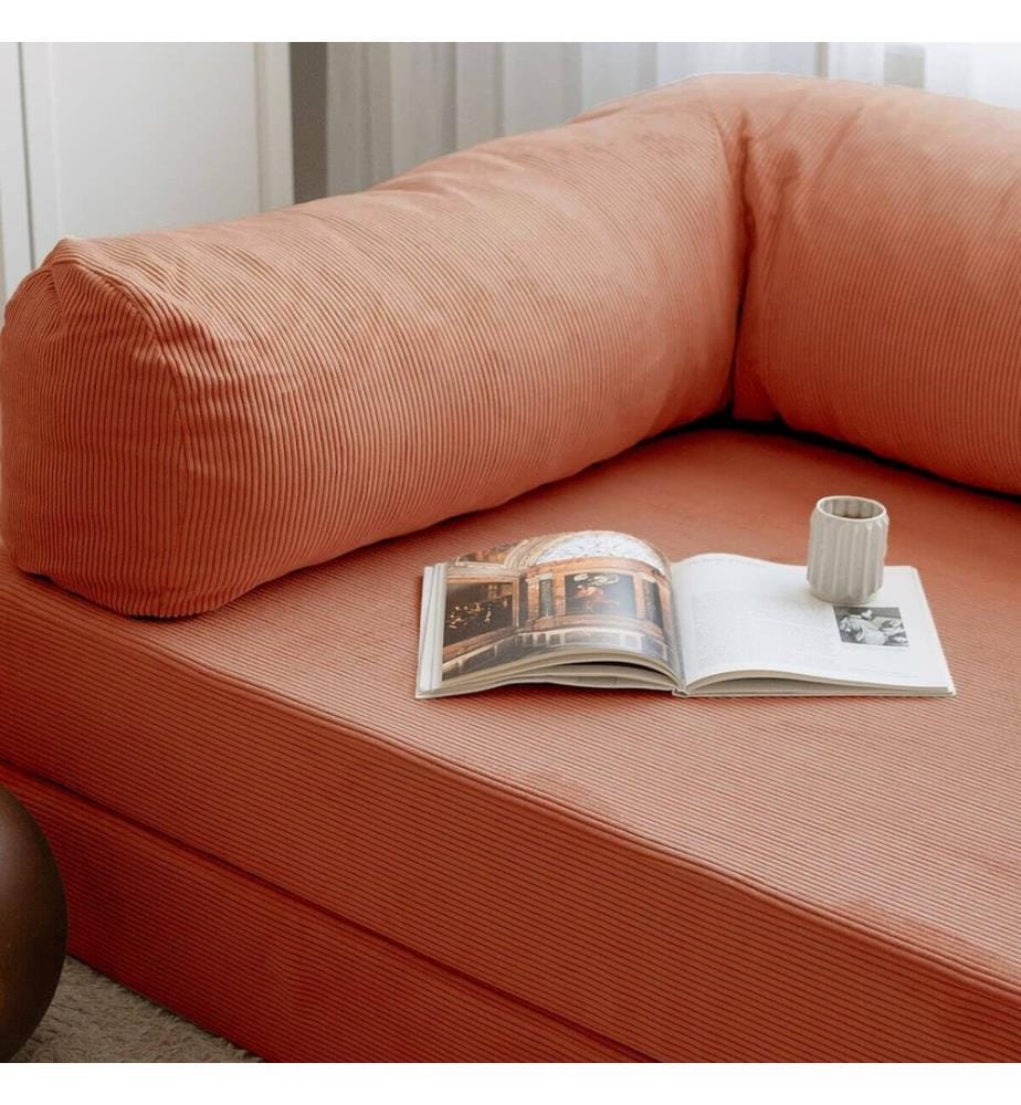 Divano-letto 3 posti Nook - Vermillon