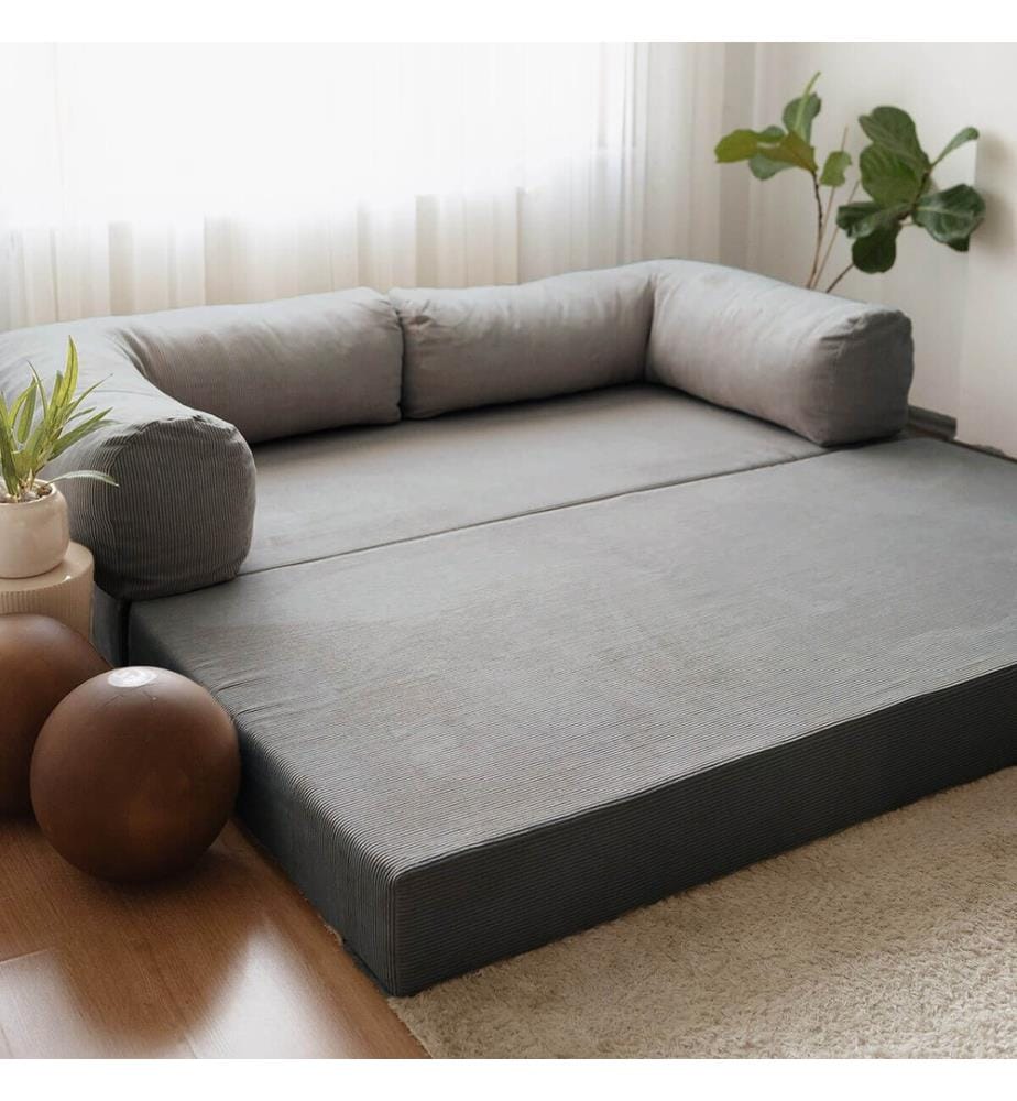 Divano-letto Nook 3 posti - Antracite