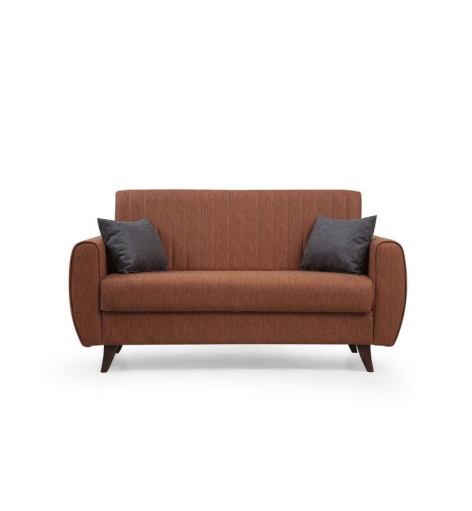 Divano letto Alkon a 2 posti - Rouge Tuile