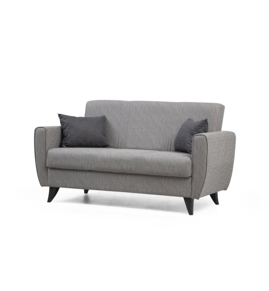 Divano letto a 2 posti Zaden - Gris Clair