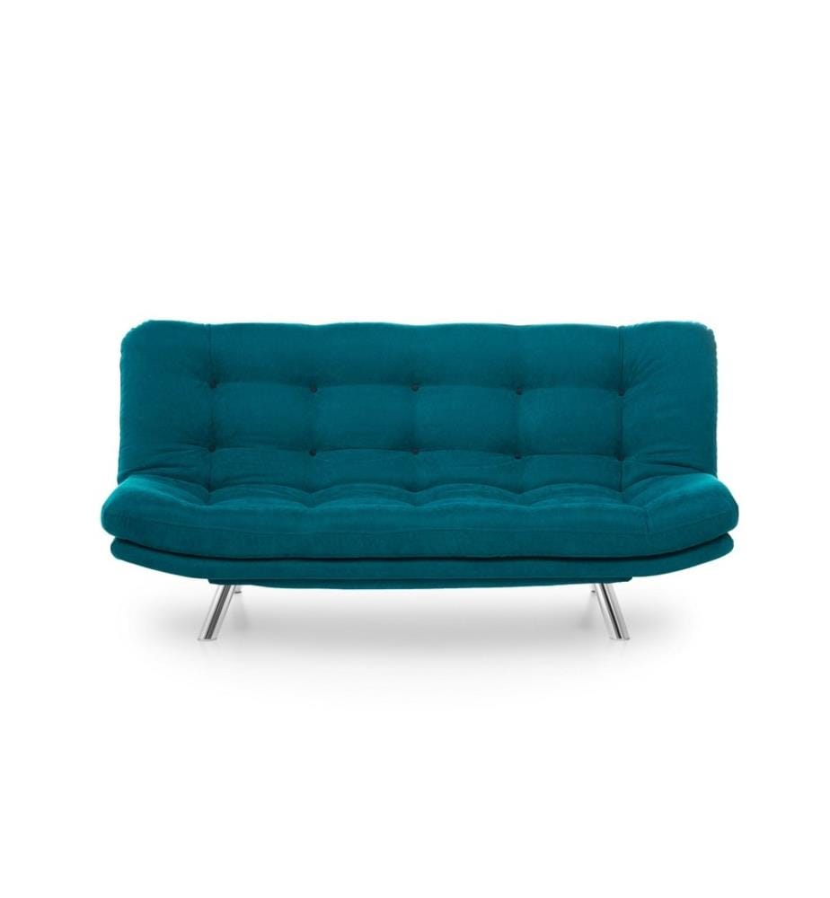 Divano-letto 3 posti Misa - Vert Pétrole