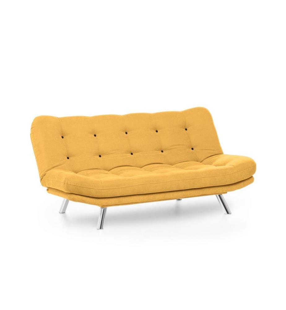 Divano-letto 3 posti Misa - Moutarde
