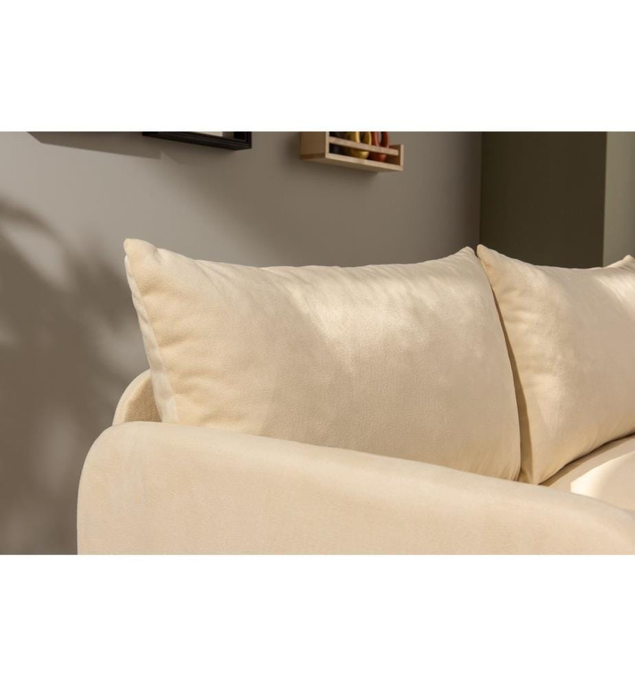 Saga 2-Sitzer Schlafsofa - Creme