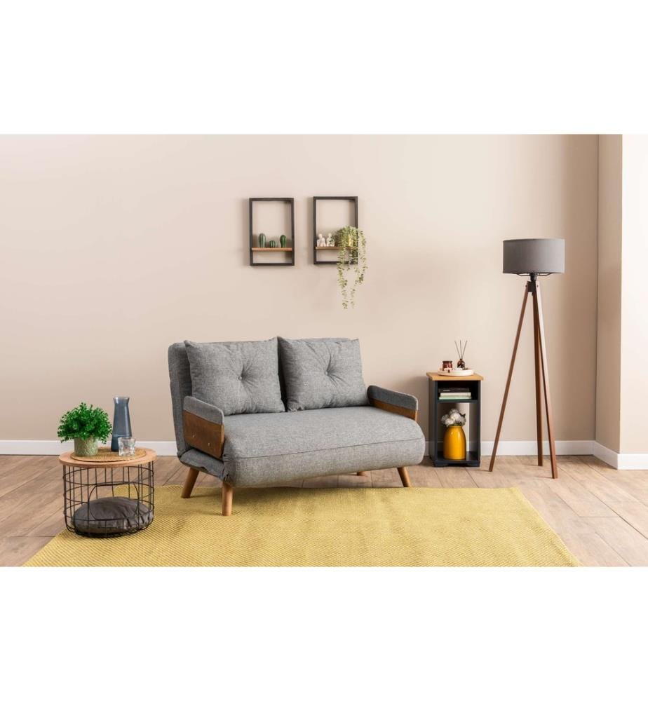 Divano letto Cosmo 2 posti - Gris Clair
