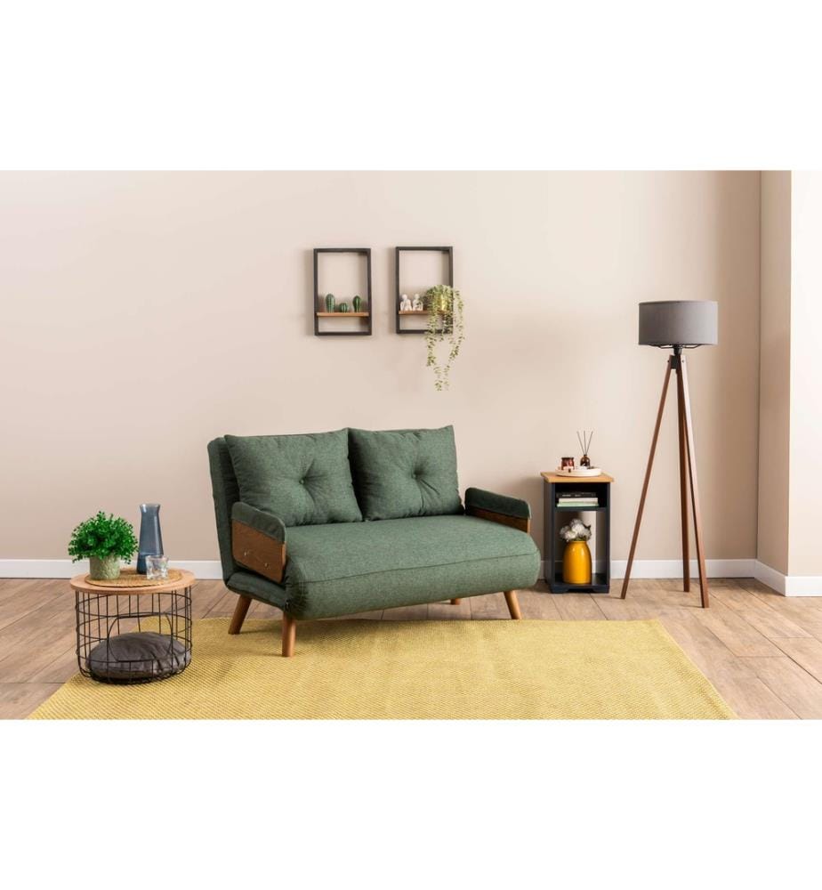 Divano letto Cosmo 2 posti - Verde