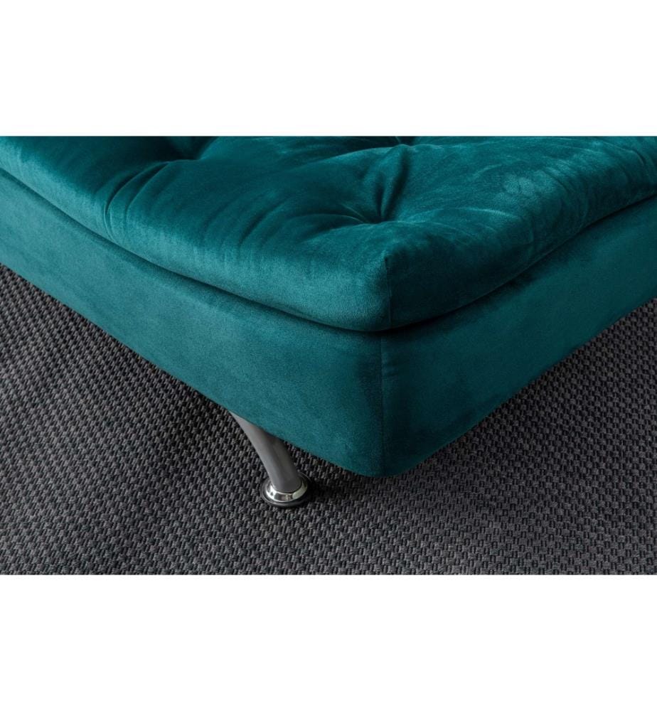 Divano letto Rivo 3 posti - Vert Pétrole
