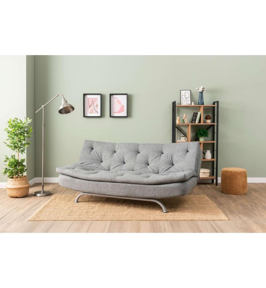 Divano letto Rivo 3 posti - Gris Clair