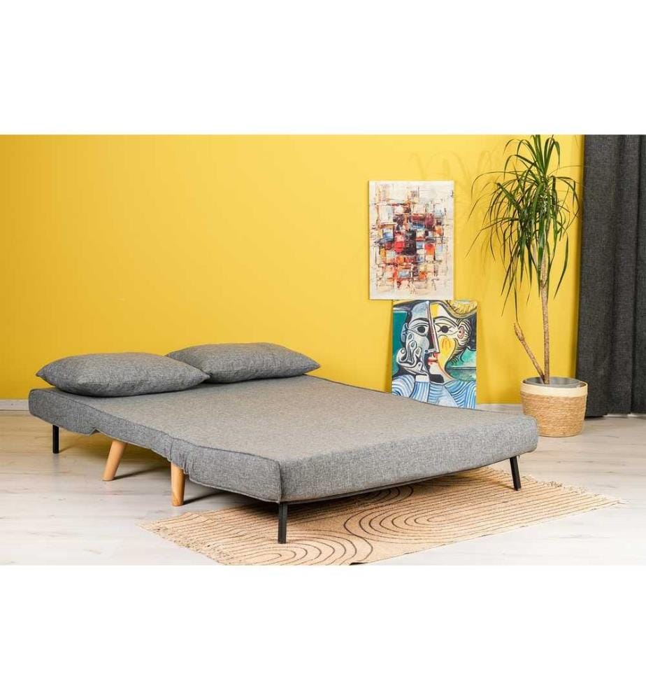 Divano letto Folde 2 posti - Gris Clair