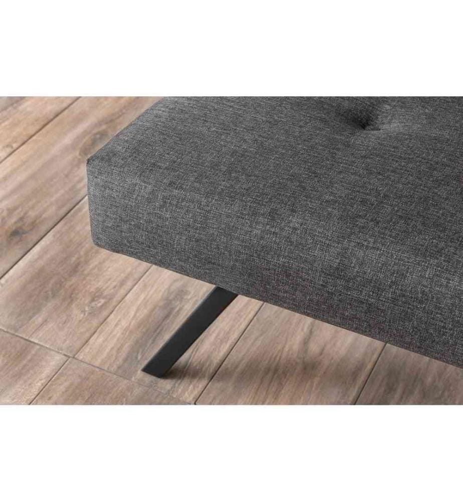 Divano letto 3 posti Zola - Grigio scuro