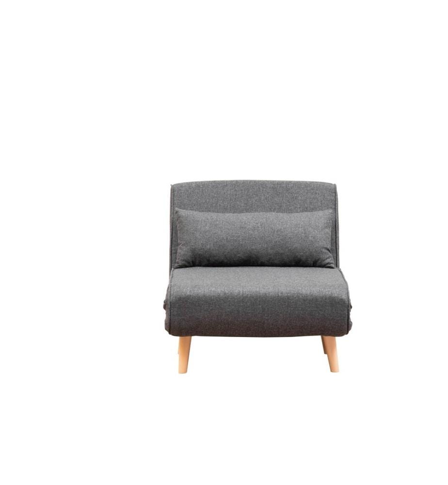 Divano letto Folde 1 posto - Gris Foncé