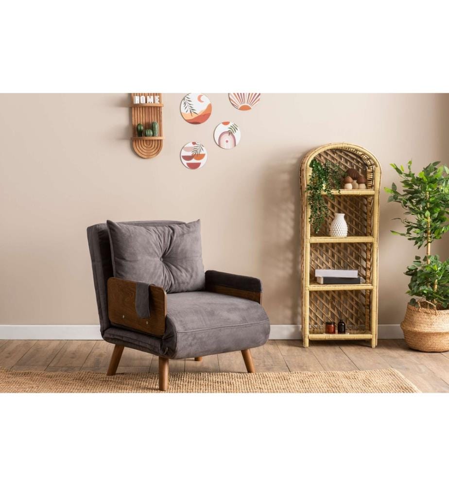 Divano letto Cosmo 1 posto - Grigio