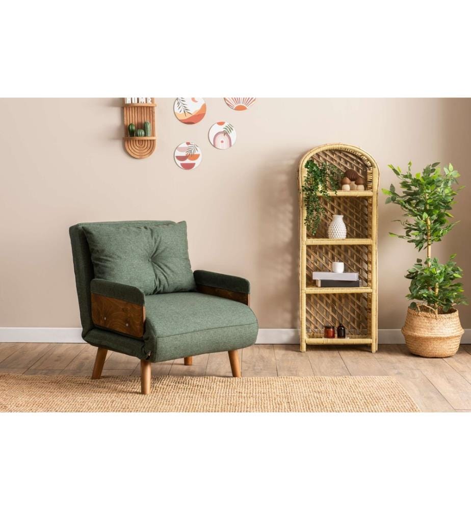 Divano letto Cosmo 1 posto - Verde